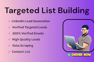 do linkedin generation, contact list building
