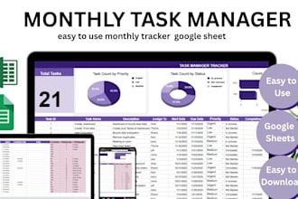 do full automation custom budget spreadsheet, expense tracker, excel templates
