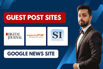 publish a guest post on digital journal, openpr, and streetinsider