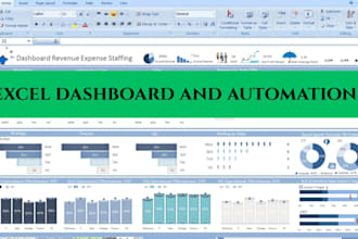 create automated excel spreadsheet and dynamic dashboard