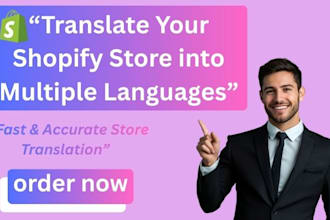translate your shopify store into multilanguage in 24hrs
