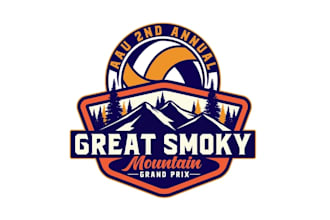 create creative and good looking volleyball logo design