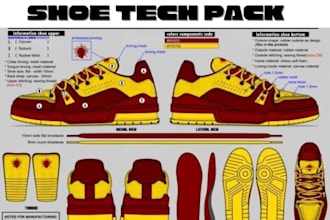 be your shoe tech pack footwear sneakers design footwear design manufacturing
