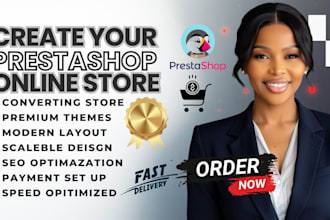 create your prestashop online store