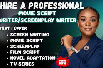 write screenplay, movie script writing, screenwriting, feature film script