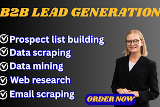 targeted b2b lead generation, business leads, linkedin leads, prospect lists