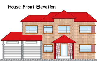 design a modern house in autocad