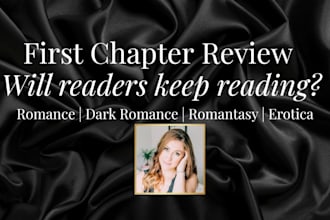 review your first chapter and tell you if readers are hooked