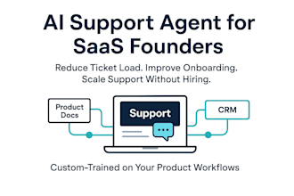 automate your saas customer support with a custom ai support agent