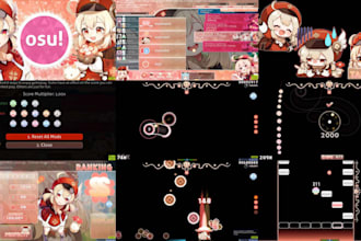 create and redesign your custom osu skin with sounds, effects, stream overlay