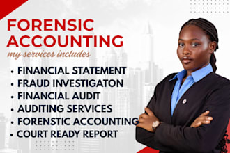 do divorce forensic accounting, fraud investigation, and asset tracing, fraud