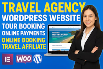 create tour and travel agency website in wordpress