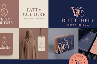 do hijab logo design with 24 hours