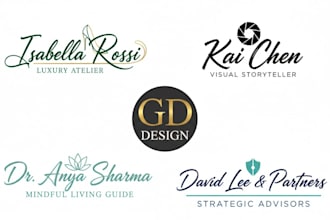 design a signature logo and social media and branding kit