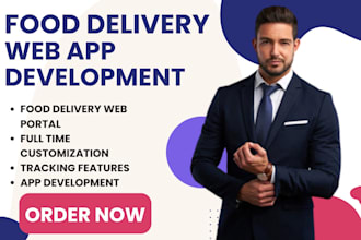 develop food delivery web app food delivery web portal food delivery software