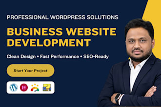 design a fast, SEO friendly wordpress business website
