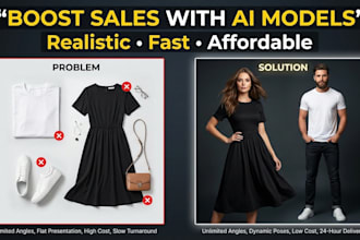 create realistic ai fashion mockups and ai model images for clothing brand