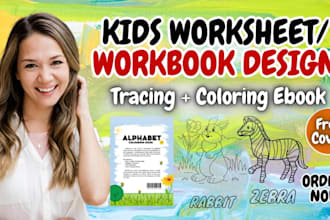 create engaging kids worksheets and workbook for fun learning, kids learning