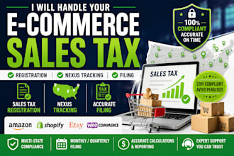 handle your e commerce sales tax registration, nexus tracking and filing