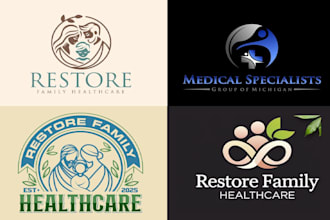 be healthcare logo design expert for medical and dental branding