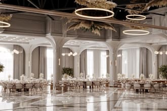redesign luxury hotel and restaurant, cafe bar, hotel shops, office space,coffee