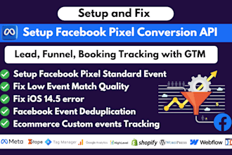 setup facebook pixel conversion API GTM server side tracking