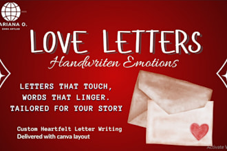 design a beautiful personalized love letter for you