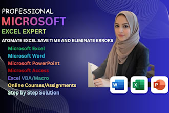 do your microsoft excel ,ms word assignments, projects and modules urgently