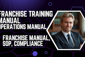 franchise training manual operations manual
