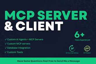 custom ai agent and mcp server for you