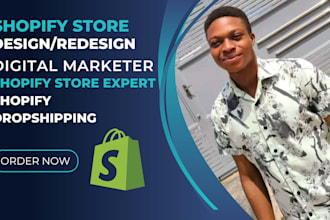 design a high converting shopify store with branding and marketing integration