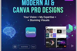 design anything in canva pro using ai and advanced tools