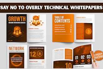 write and design your crypto or web3 whitepaper with dao and investor pitch