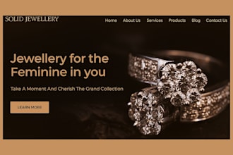 design jewelry shopify store jewelry website necklace earrings wristwatch store