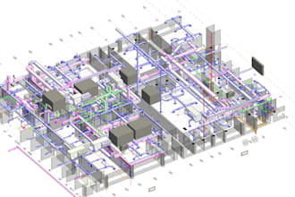 design mep drawings, electrical plan , plumbing drawing, hvac plans bim modeling