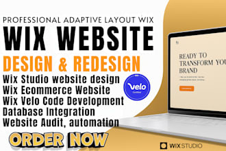 build wix website redesign wix website wix studio custom wix velo functionality