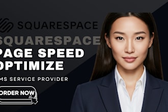page speed optimize and perform complete SEO on your squarespace website