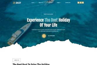 build squarespace yacht rental website boat hire jetski booking website