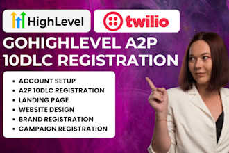 do gohighlevel a2p 10dlc, twilio a2p approval, a2p 10dlc registration