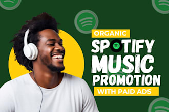 setup spotify paid ads campaign to promote your music and grow real listeners