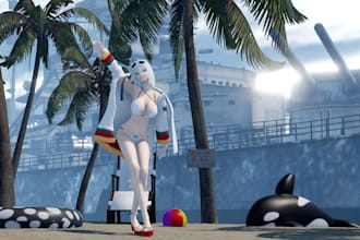rig, fix or create 3d avatars for mmd, vrm, vrchat, koikatsu, warudo, gmod