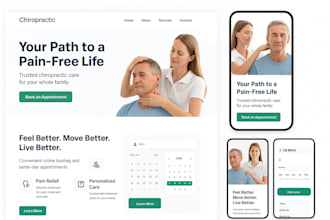 design chiropractic soap physical therapy sports rehabilitation clinic website