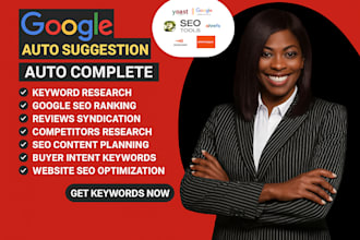 do google autocomplete, keyword research, bing autosuggestion