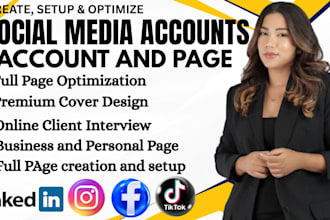 do facebook business page create and setup social media accounts instagram page