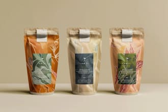 do coffee packaging, coffee bag, label design