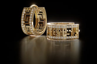 design professional jewelry 3d models for 3d printing