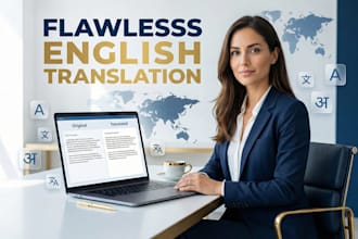 professionally translate any text or website into flawless english