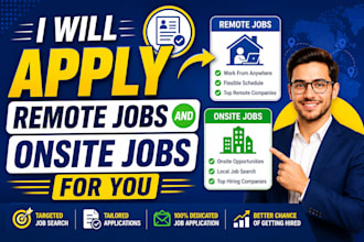 search and apply for remote and onsite jobs for you
