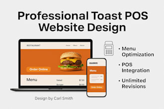 design toast pos website for restaurant, café, and food businesses