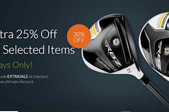 premium shopify golf store for apparel, gear, and accessories ecommerce website